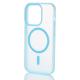 Силиконовый чехол SOFT MATTE с поддержкой MagSafe для iPhone 12 Pro Max light blue