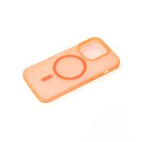 Силиконовый чехол SOFT MATTE с поддержкой MagSafe для iPhone 14 Pro Max orange