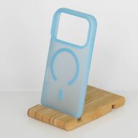 Силиконовый чехол SOFT MATTE с поддержкой MagSafe для iPhone 18 Pro light blue