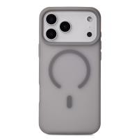 Силиконовый чехол SOFT MATTE с поддержкой MagSafe для iPhone 18 Pro grey