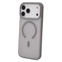 Силиконовый чехол SOFT MATTE с поддержкой MagSafe для iPhone 18 Pro grey