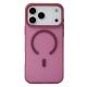 Силиконовый чехол SOFT MATTE с поддержкой MagSafe для iPhone 18 Pro Max cherry red