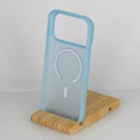 Силиконовый чехол SOFT MATTE с поддержкой MagSafe для iPhone 18 Pro Max light blue