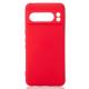 Силиконовый чехол SOFT Silicone Case для Google Pixel 8 Pro (без лого) красный
