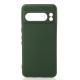 Силиконовый чехол SOFT Silicone Case для Google Pixel 8 Pro (без лого) темно-зеленый