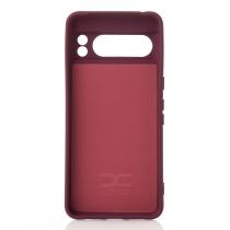 Силиконовый чехол SOFT Silicone Case для Google Pixel 8 Pro (без лого) бордовый