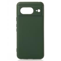 Силиконовый чехол SOFT Silicone Case для Google Pixel 8 (без лого) темно-зеленый