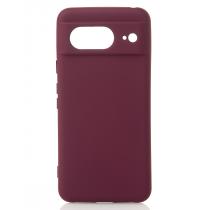 Силіконовий чохол SOFT Silicone Case для телефону Google Pixel 8 (без лого) бордовий