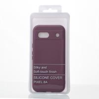 Силиконовый чехол SOFT Silicone Case для Google Pixel 8A (без лого) бордовый
