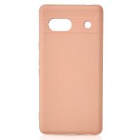 Силиконовый чехол SOFT Silicone Case для Google Pixel 7A (без лого) пудра