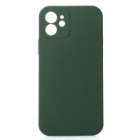 Силіконовий чохол SOFT Silicone Case для телефону iPhone 12 (без лого) темно-зелений