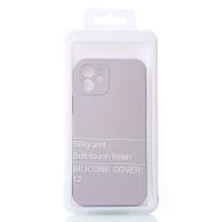Силиконовый чехол SOFT Silicone Case для iPhone 12 (без лого) глициния