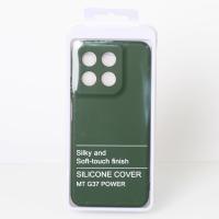 Силиконовый чехол SOFT Silicone Case для Moto G37 Power (без лого) темно-зеленый