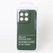 Силиконовый чехол SOFT Silicone Case для Moto G37 Power (без лого) темно-зеленый
