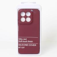 Силиконовый чехол SOFT Silicone Case для Moto G37 (без лого) бордовый