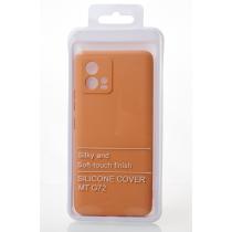 Силіконовий чохол SOFT Silicone Case для телефону Motorola G72 (без лого) пудра