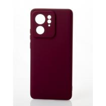 Силиконовый чехол SOFT Silicone Case для Moto Edge 40 (без лого) бордовый