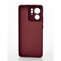 Силиконовый чехол SOFT Silicone Case для Moto Edge 40 (без лого) бордовый