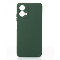 Силиконовый чехол SOFT Silicone Case для Moto G34 (без лого) темно-зеленый