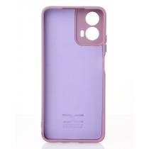 Силіконовий чохол SOFT Silicone Case для телефону Motorola G34 (без лого) лаванда