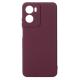 Силиконовый чехол SOFT Silicone Case для Motorola G05 (без лого) бордовый