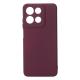 Силиконовый чехол SOFT Silicone Case для Motorola G15 Power (без лого) бордовый