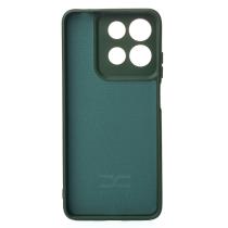 Силиконовый чехол SOFT Silicone Case для Moto G15 Power (без лого) темно-зеленый