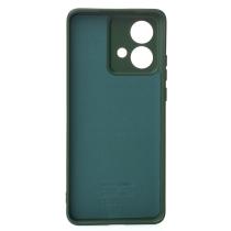 Силиконовый чехол SOFT Silicone Case для Motorola Edge 40 Neo (без лого) темно-зеленый