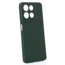 Силиконовый чехол SOFT Silicone Case для Motorola G56 (без лого) темно-зеленый