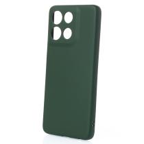 Силиконовый чехол SOFT Silicone Case для Motorola G56 (без лого) темно-зеленый