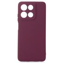 Силиконовый чехол SOFT Silicone Case для Motorola G56 (без лого) бордовый