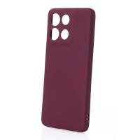 Силиконовый чехол SOFT Silicone Case для Motorola G56 (без лого) бордовый