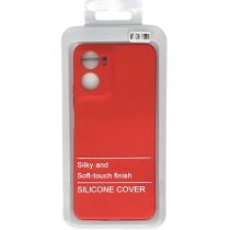 Силиконовый чехол SOFT Silicone Case для Motorola G06 Power (без лого) красный