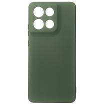 Силиконовый чехол SOFT Silicone Case для Moto G86 (без лого) темно-зеленый