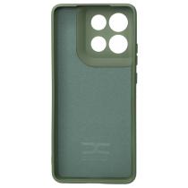 Силиконовый чехол SOFT Silicone Case для Moto G86 (без лого) темно-зеленый