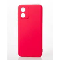 Силіконовий чохол SOFT Silicone Case для телефону Motorola E13 (без лого) малиновий