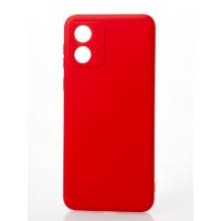 Силіконовий чохол SOFT Silicone Case для телефону Motorola E13 (без лого) червоний