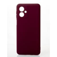 Силиконовый чехол SOFT Silicone Case для Motorola G54 (без лого) бордовый
