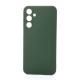 Силіконовий чохол SOFT Silicone Case для телефону Samsung A35 (без лого) темно-зелений