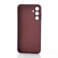 Силіконовий чохол SOFT Silicone Case для телефону Samsung A55 (без лого) бордовий