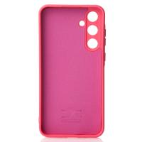 Силіконовий чохол SOFT Silicone Case для телефону Samsung A55 (без лого) малиновий