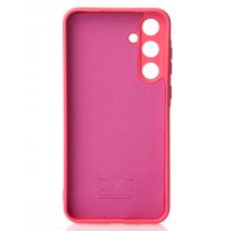 Силиконовый чехол SOFT Silicone Case для Samsung A55 (без лого) малиновый