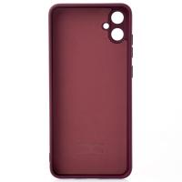 Силіконовий чохол SOFT Silicone Case для телефону Samsung A05/M05 (без лого) бордовий