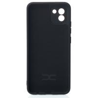 Силиконовый чехол SOFT Silicone Case для Samsung A03 (без лого) черный