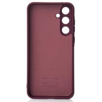 Силиконовый чехол SOFT Silicone Case для Samsung A35 (без лого) бордовый