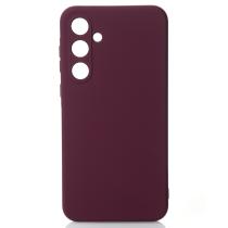 Силиконовый чехол SOFT Silicone Case для Samsung A35 (без лого) бордовый
