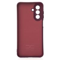Силиконовый чехол SOFT Silicone Case для Samsung A17 (без лого) бордовый