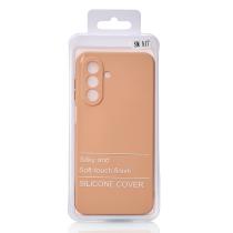 Силиконовый чехол SOFT Silicone Case для Samsung A17 (без лого) пудра