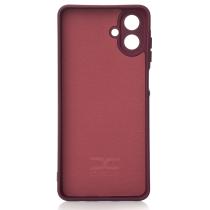 Силіконовий чохол SOFT Silicone Case для телефону Samsung A07 (без лого) бордовий
