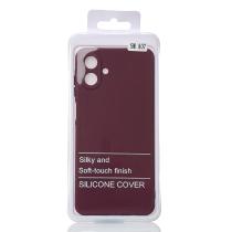 Силіконовий чохол SOFT Silicone Case для телефону Samsung A07 (без лого) бордовий